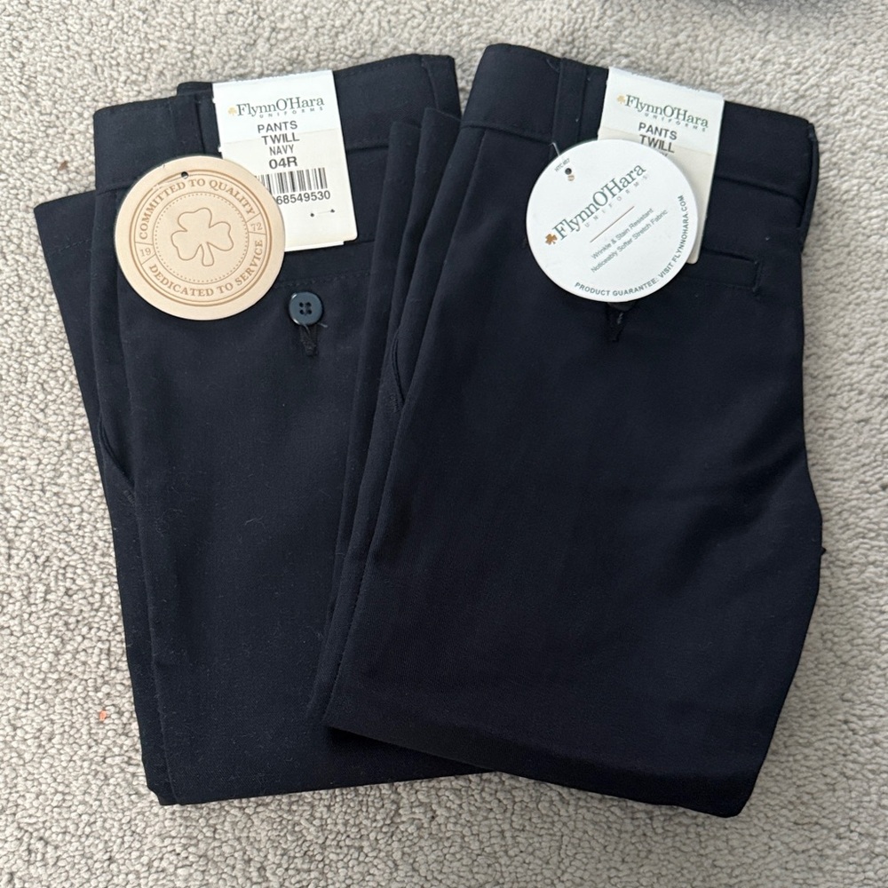 Kids Navy Uniform Pants